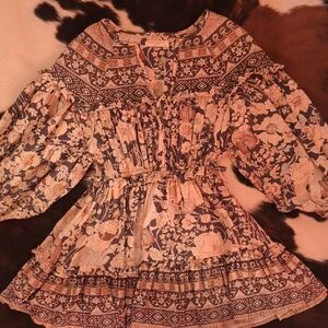 Spell Amethyst Horse Western Boho Mini Play Dress